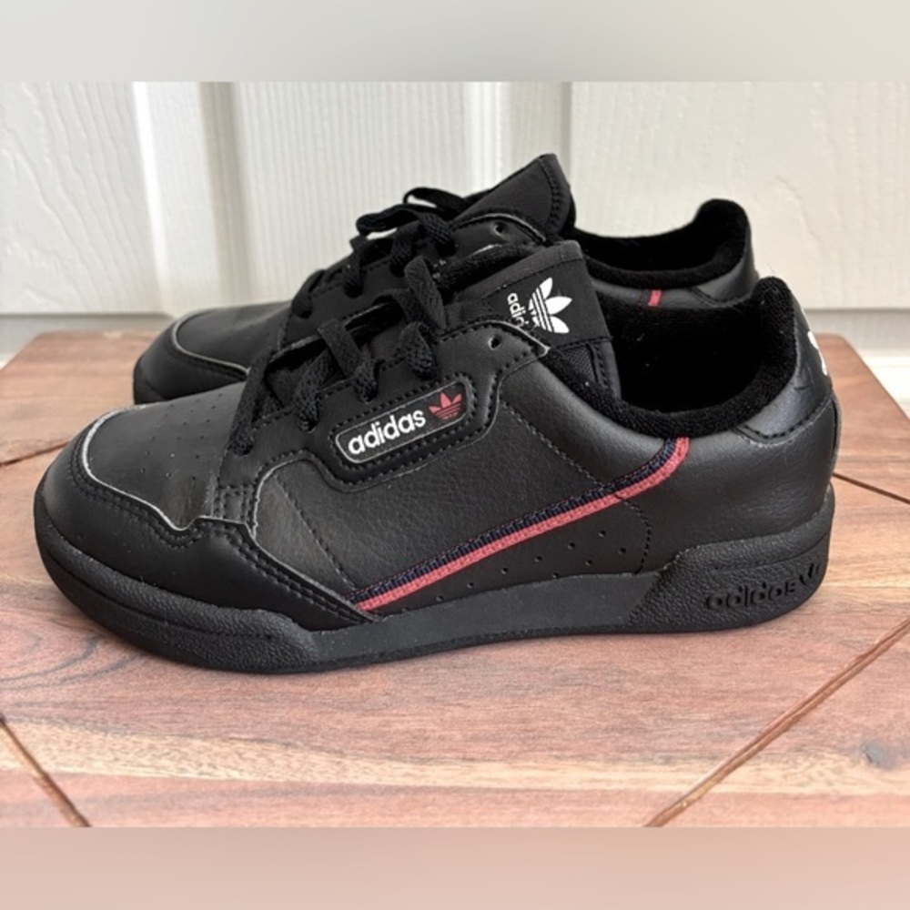Adidas Black and Red Sneakers Sleek Design